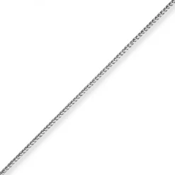 2,1mm Bingokette Goldkette Collier Halskette aus 585 Gold Weißgold 45cm