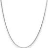 1,3mm Bingokette Goldkette Collier Halskette aus 585 Gold Weißgold 45cm