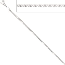 1,5mm Bingokette Kette Halskette Collier aus 585 Gold Weißgold 45cm