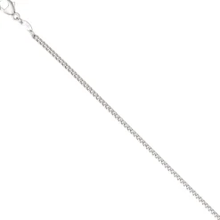 1,5mm Bingokette Kette Halskette Collier aus 585 Gold Weißgold 45cm
