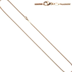 1,5mm Bingokette Kette Halskette Collier Goldkette 585 Gold Rotgold 50cm