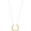 0,7mm Collier Ankerkette mit Anhänger geflochten, 750 Gold Gelbgold, 42-45cm