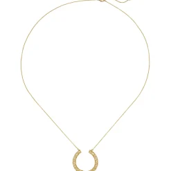 0,7mm Collier Ankerkette mit Anhänger geflochten, 750 Gold Gelbgold, 42-45cm