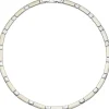 6,4mm Collier Halskette Halsreif Halsschmuck, teilmattiert, Edelstahl, 47cm