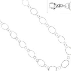 20,3mm Collier Halskette Kette Halsschmuck aus echtem 925 Silber, 80cm