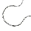 1,4mm Collier Kette Halskette, Panzer, echtes 925 Silber, Damen, 60cm