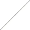 1,8mm Collier Kugelkette aus 750 Gold Weißgold Rotgold bicolor Halsschmuck, 45cm
