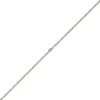 1,8mm Collier Kugelkette aus 585 Gold Weißgold Rotgold bicolor Halsschmuck, 45cm