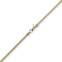2mm Collier runde Himbeer-Kette aus 585 Gold Gelbgold Halsschmuck Halskette 45cm