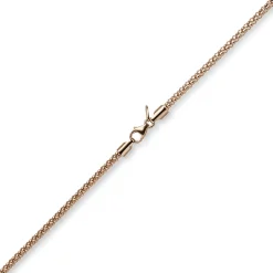2mm Collier runde Himbeer-Kette aus 585 Gold Rotgold Halsschmuck Halskette, 50cm