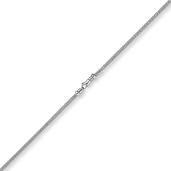 3mm Collier runde Himbeer-Kette aus 585 Gold Weißgold Halsschmuck Halskette 45cm