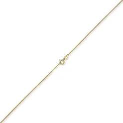 1,2mm Collier runde Veneziakette aus 585 Gold Gelbgold Halsschmuck, 50cm