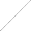1,2mm Collier runde Veneziakette aus 585 Gold Weißgold Halsschmuck, 45cm