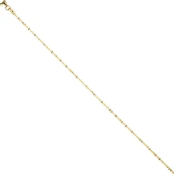 1,3mm Criss-Cross Halskette Collier aus 333 Gold Gelbgold, Goldkette Damen 42cm