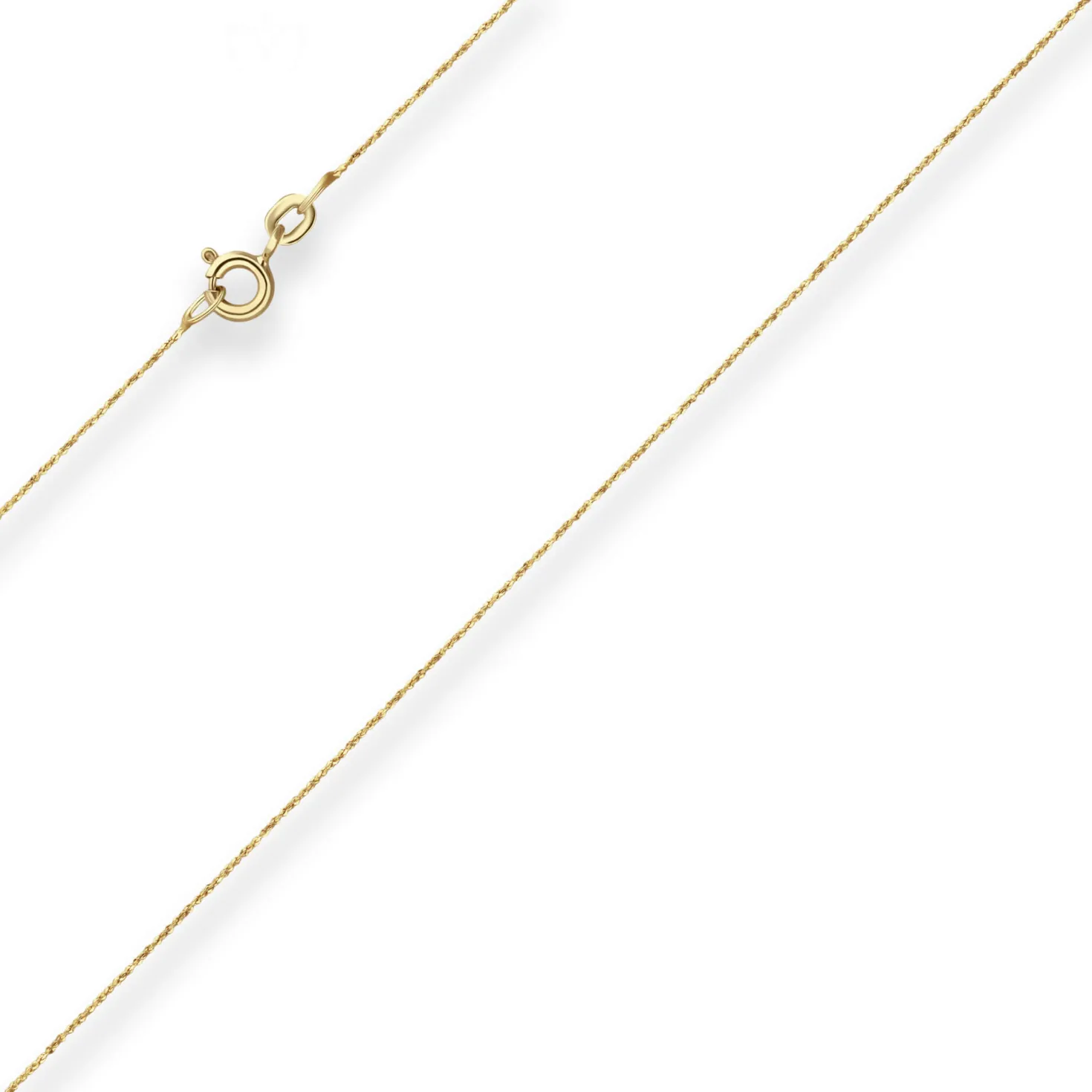 0,7mm Criss-cross-Kette Collier Halskette aus 585 Gold Gelbgold 45cm