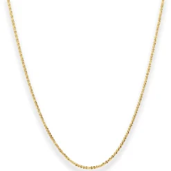 1,4mm Criss-cross-Kette Goldkette Collier Halskette aus 333 Gold Gelbgold 40cm
