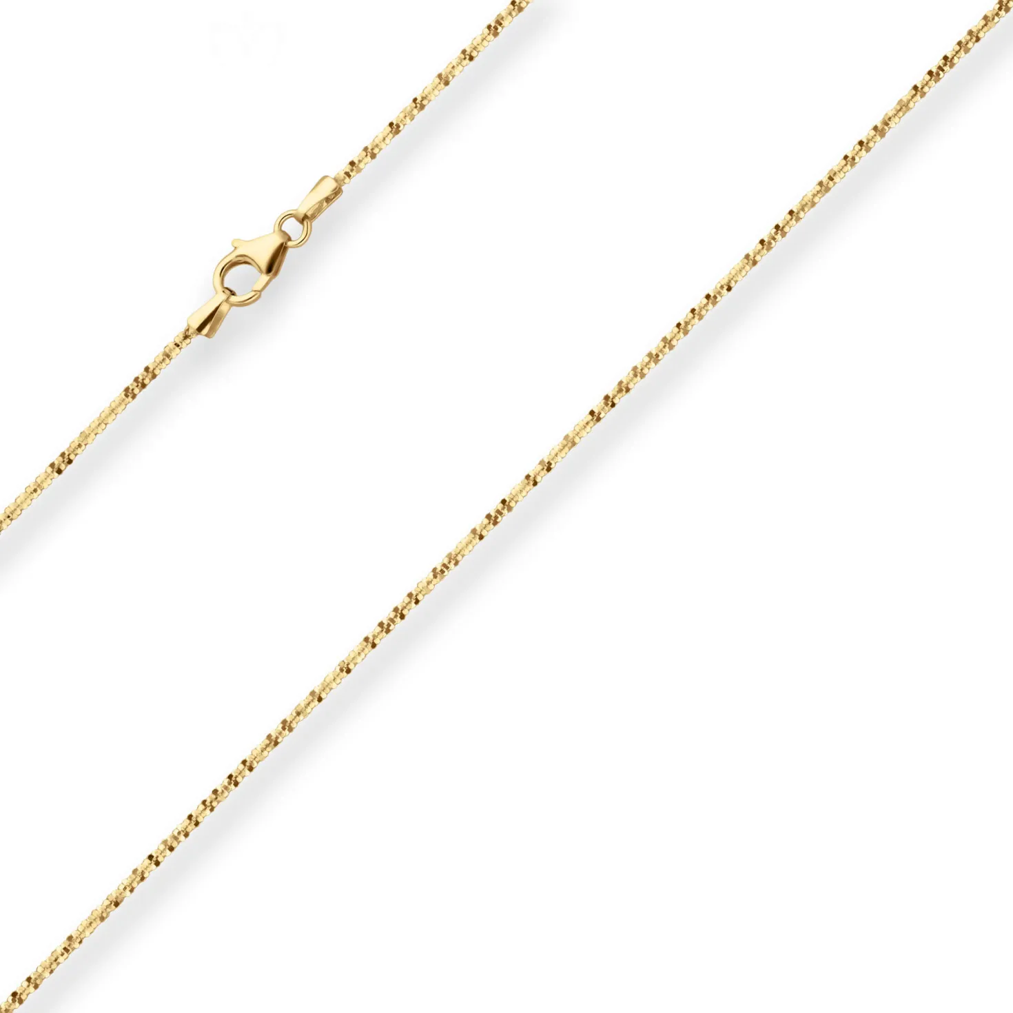 1,4mm Criss-cross-Kette Goldkette Collier Halskette aus 333 Gold Gelbgold 40cm