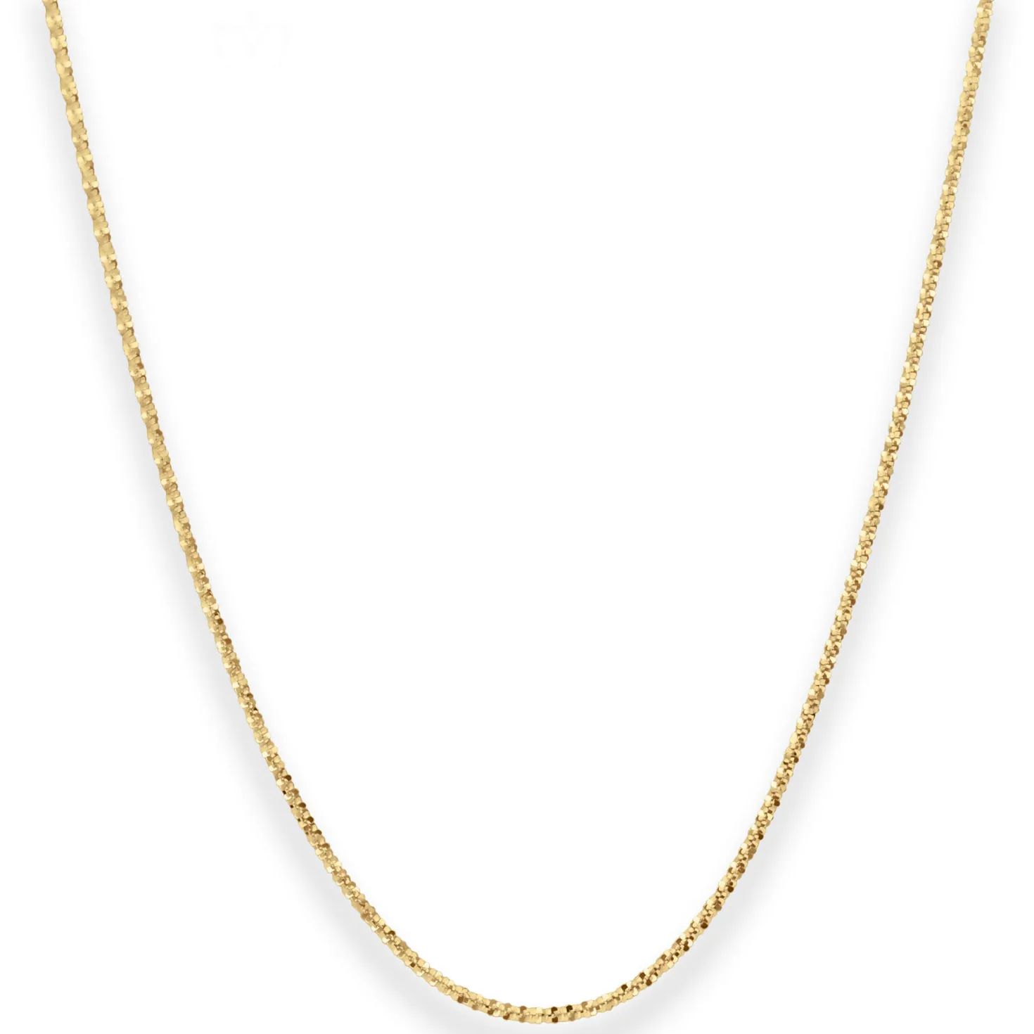 1,4mm Criss-cross-Kette Goldkette Collier Halskette aus 333 Gold Gelbgold 45cm