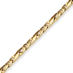 4,9mm Dollarkette Goldkette Collier Halskette aus 585 Gold Gelbgold 55cm
