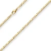 3,4mm Dollarkette Goldkette Collier Halskette aus 333 Gold Gelbgold 55cm