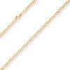 3,4mm Dollarkette Goldkette Collier Halskette aus 333 Gold Gelbgold 50cm
