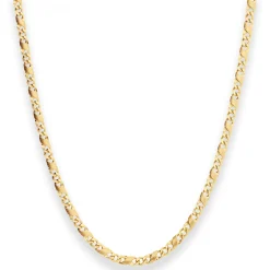 3,4mm Dollarkette Goldkette Collier Halskette aus 333 Gold Gelbgold 50cm