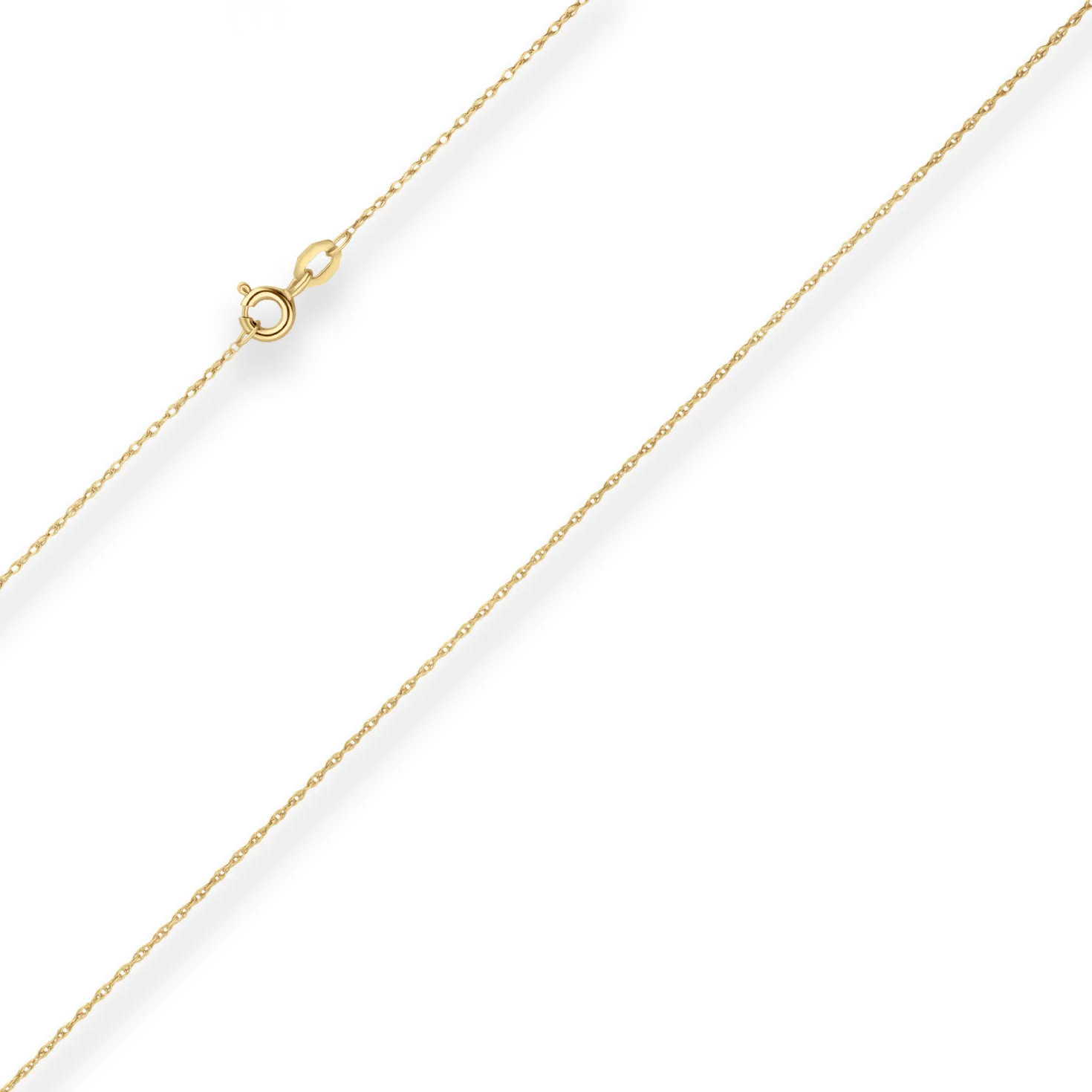 1mm Doppelankerkette Goldkette Collier Halskette aus 375 Gold Gelbgold 42cm