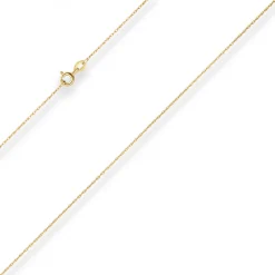 1mm Doppelankerkette Goldkette Collier Halskette aus 333 Gold Gelbgold 45cm