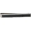 57,4 mm Edelstahl Krawattenschieber mit Carbon kombiniert, für Herren