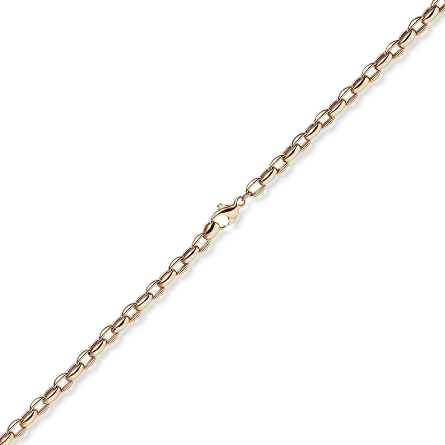 5mm Erbs-Anker oval Armband Armkette Armschmuck aus 585 Gold Rotgold 21cm