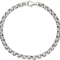4,5mm Erbsarmband Armband Armkette Silberarmband aus 925 Silber, 21cm