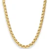 6mm Erbskette Goldkette Collier Halskette aus 585 Gold Gelbgold 55cm
