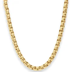 6mm Erbskette Goldkette Collier Halskette aus 585 Gold Gelbgold 55cm