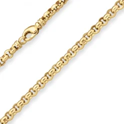 7,2mm Erbskette Goldkette Collier Halskette aus 585 Gold Gelbgold 50cm