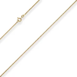 1,5mm Erbskette Goldkette Collier Halskette aus 333 Gold Gelbgold 45cm