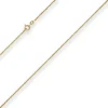 1,5mm Erbskette Goldkette Collier Halskette aus 333 Gold Gelbgold 40cm