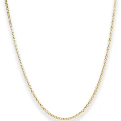 2mm Erbskette Goldkette Collier Halskette aus 585 Gold Gelbgold 45cm