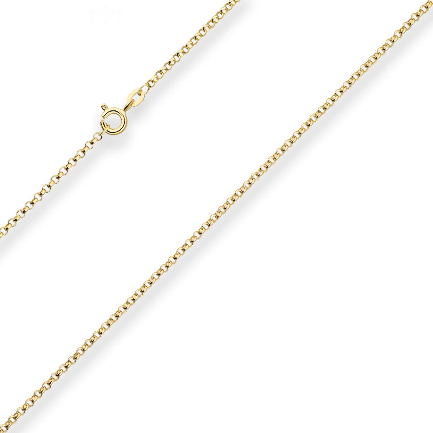 2mm Erbskette Goldkette Collier Halskette aus 585 Gold Gelbgold 45cm