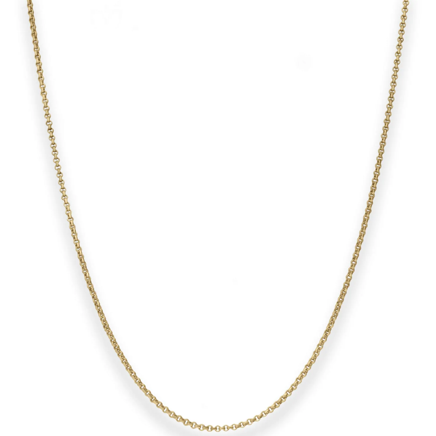 1,5mm Erbskette Goldkette Collier Halskette aus 333 Gold Gelbgold 50cm
