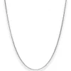 1,5mm Erbskette Goldkette Collier Halskette aus 585 Gold Weißgold 42cm
