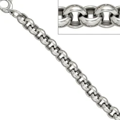 10,1mm Erbskette Kette Collier Halskette aus 925 Silber 50cm Unisex