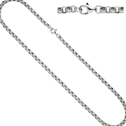 4,5mm Erbskette Kette Halskette Silberkette Halsschmuck aus 925 Silber, 50cm