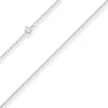 2mm Erbskette Silberkette Collier Halskette aus 925 Silber 75cm