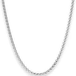 3mm Erbskette Silberkette Collier Halskette aus 925 Silber 55cm
