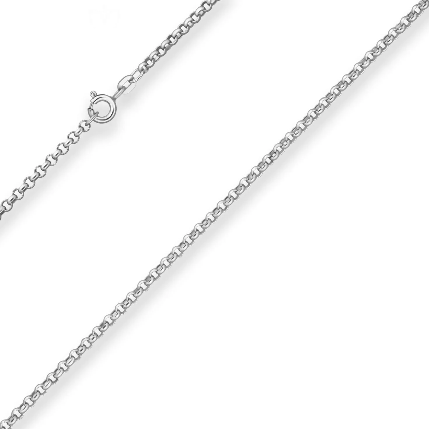 2,5mm Erbskette Silberkette Collier Halskette aus 925 Silber 70cm