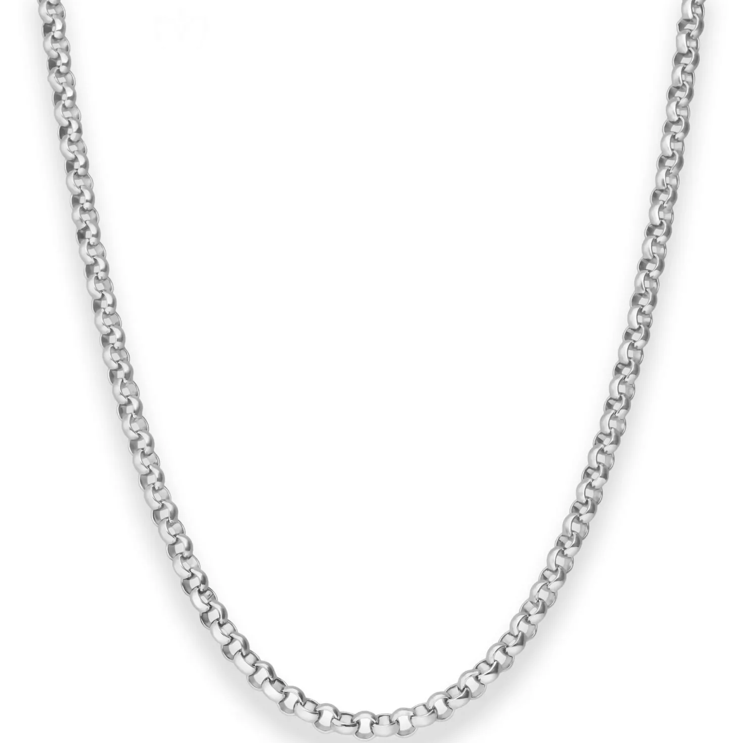 4mm Erbskette Silberkette Collier Halskette aus 925 Silber 42cm
