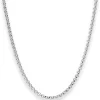 3mm Erbskette Silberkette Collier Halskette aus 925 Silber 45cm