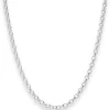 3,5mm Erbskette Silberkette Collier Halskette aus 925 Silber 60cm