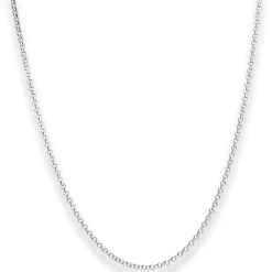2mm Erbskette Silberkette Collier Halskette aus 925 Silber 65cm