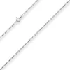 2mm Erbskette Silberkette Collier Halskette aus 925 Silber rhodiniert 55cm